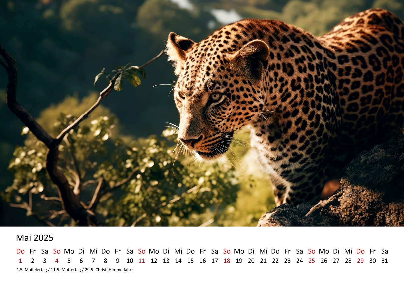 Calendario Da Parete 2026 Eleganza Selvaggia Africa | DIN A3 | Foto Animali Safari Di Melanie Viola