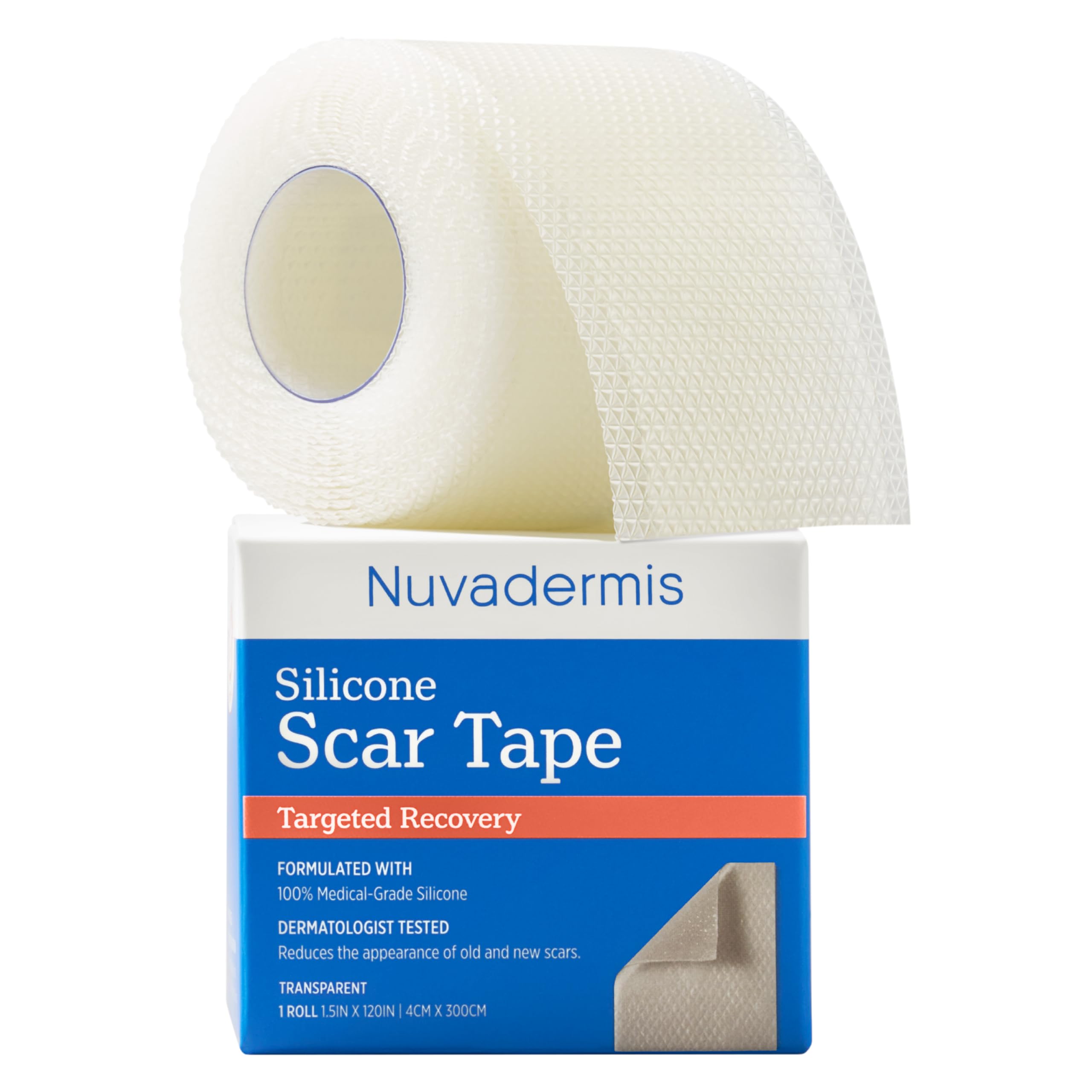 Amazon.com: NUVADERMIS Clear Silicone Scar Tape for Surgical Scars