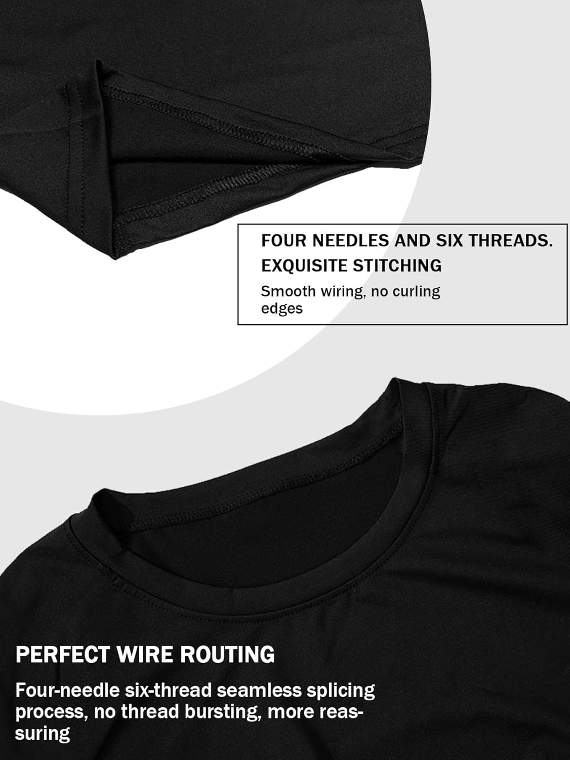 Men's Long Sleeve T-Shirt with Paris Print, Breathable Cotton, 3 Prak - Image 8