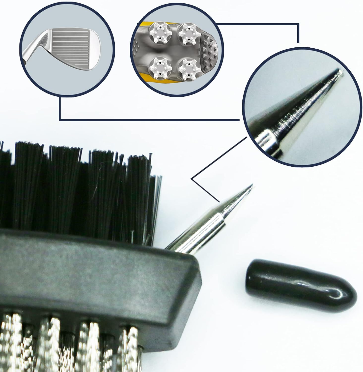 review Coality Golf Towels - Waffle Pattern Microfiber Golf Towel and Golf Brush, a Handy Golf Club Cleaning Kit for All Golfer Men & Women