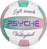 Vista 7 de Wisdom Leaves Voleibol, Balón de voleibol suave para juegos de playa, parque, interior y exterior, juego y entrenamiento (tamaño oficial 5)