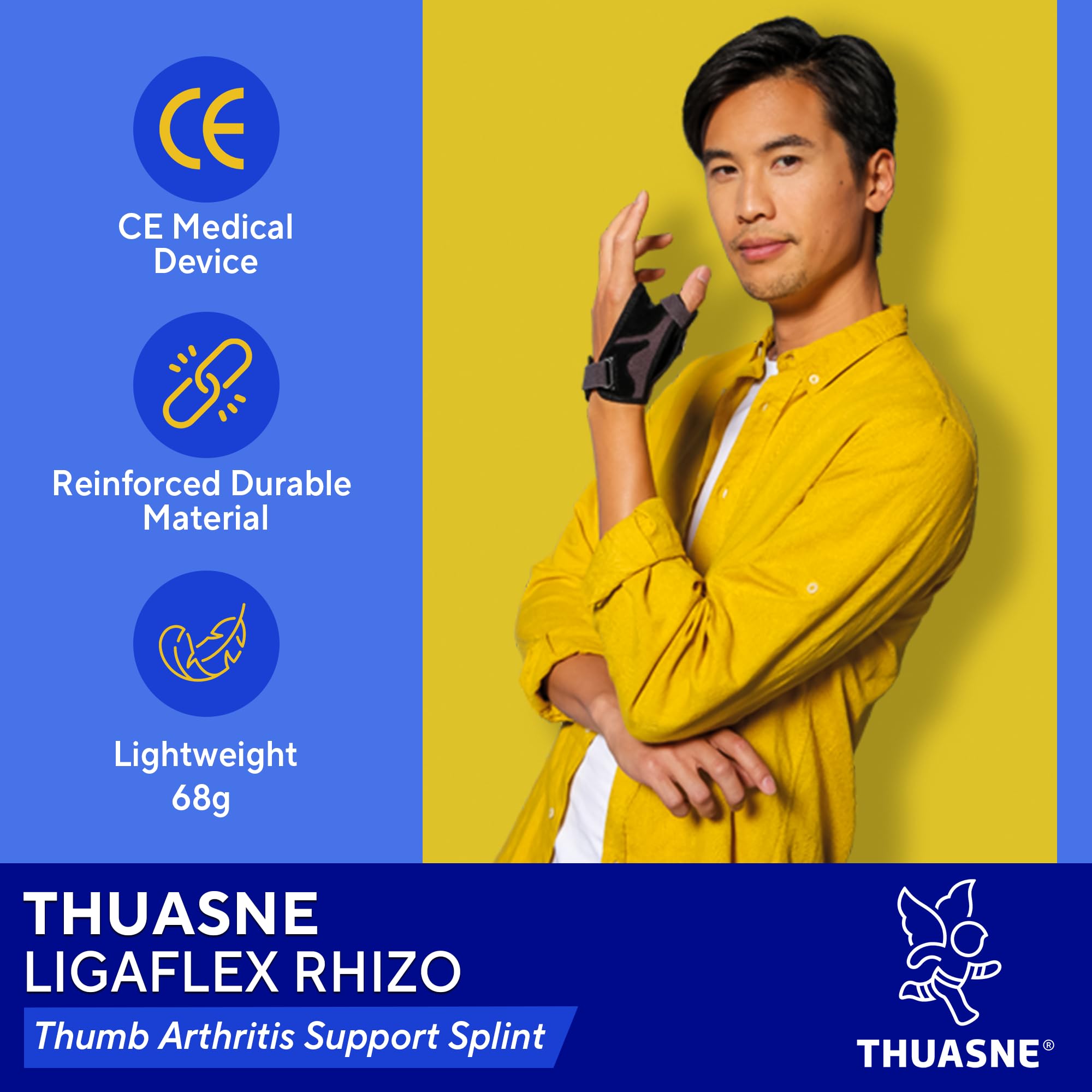 Ligaflex Rhizo - Supporto per pollice, per osteoartrite, storte e terapia post-operatoria