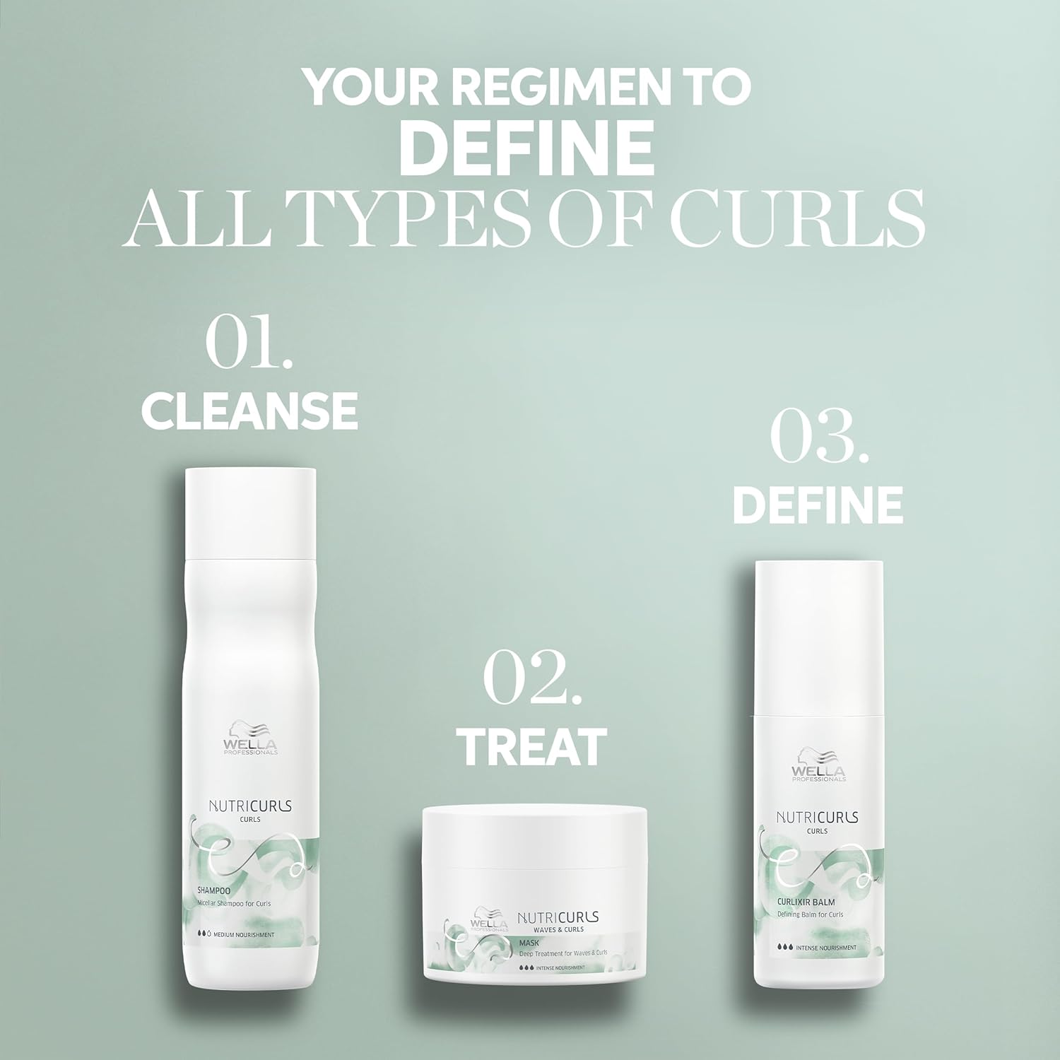 Wella Professionals Nutricurls Curlixir Balm | Defining Leave-in Cream for Curls | Intense Nourishment | Soft Hold & 24H Curl Definition | 5.07 Fl Oz - Image 9