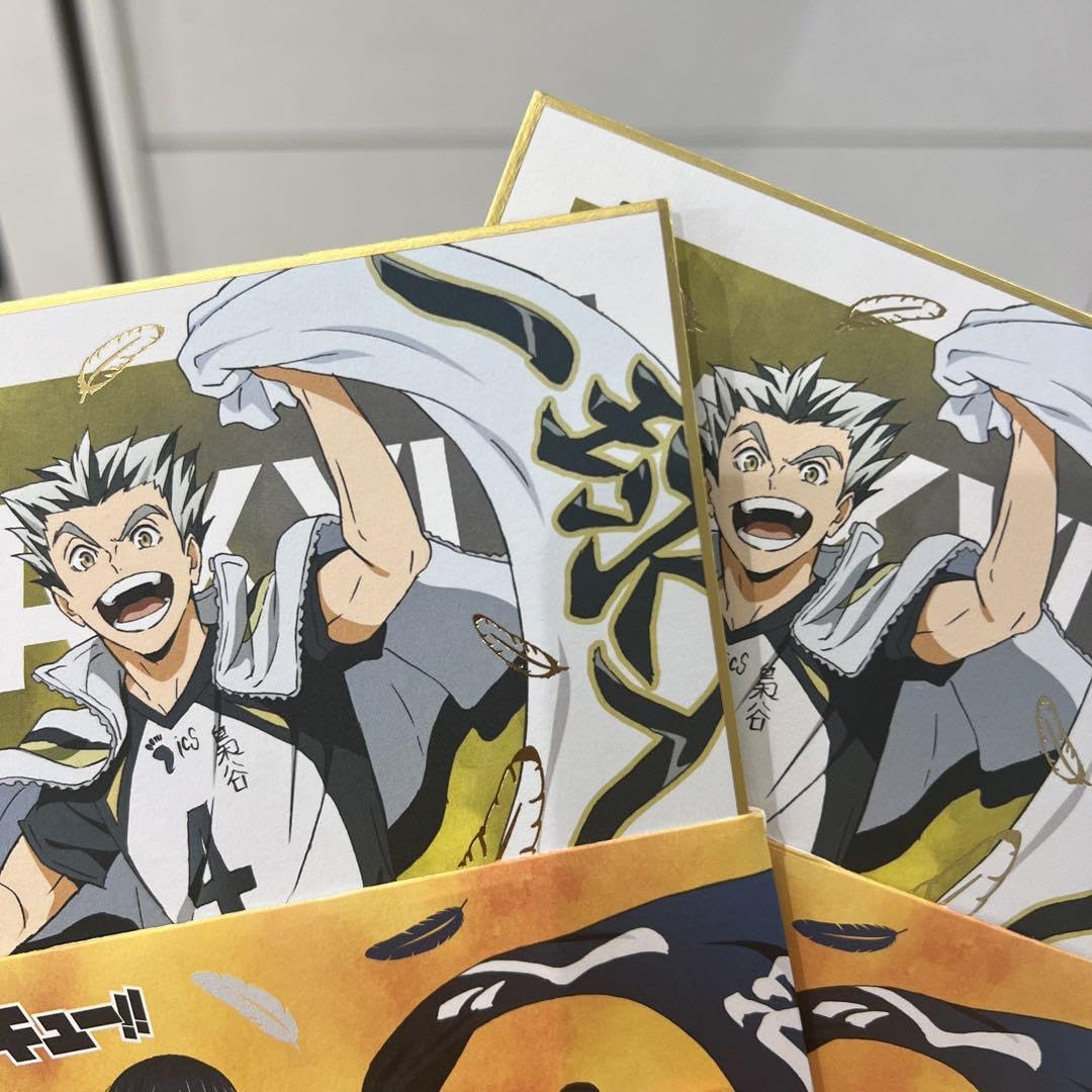 木兎光太郎 ハイキュー展 箔押し ジオラマ メタキー 缶バ アクブロ 色紙