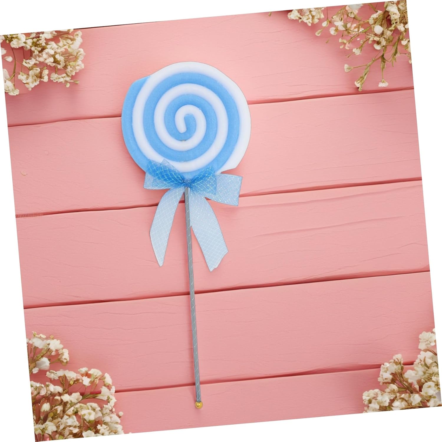 3pcs Faux Lollipop Photo Props Creative Simulation Candy for Festive Tea Party Decoration for Photography Backgrounds and Party Supplies