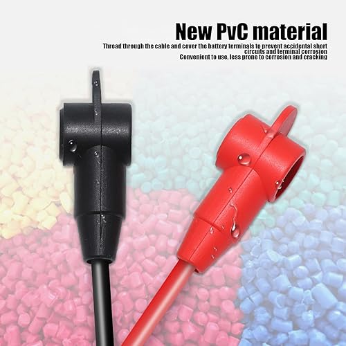 Miniatura 4 de 2 piezas de cubierta de terminal de perno de automóvil, bloques de conexiones impermeables de PVC, protector de terminales, cubierta protectora