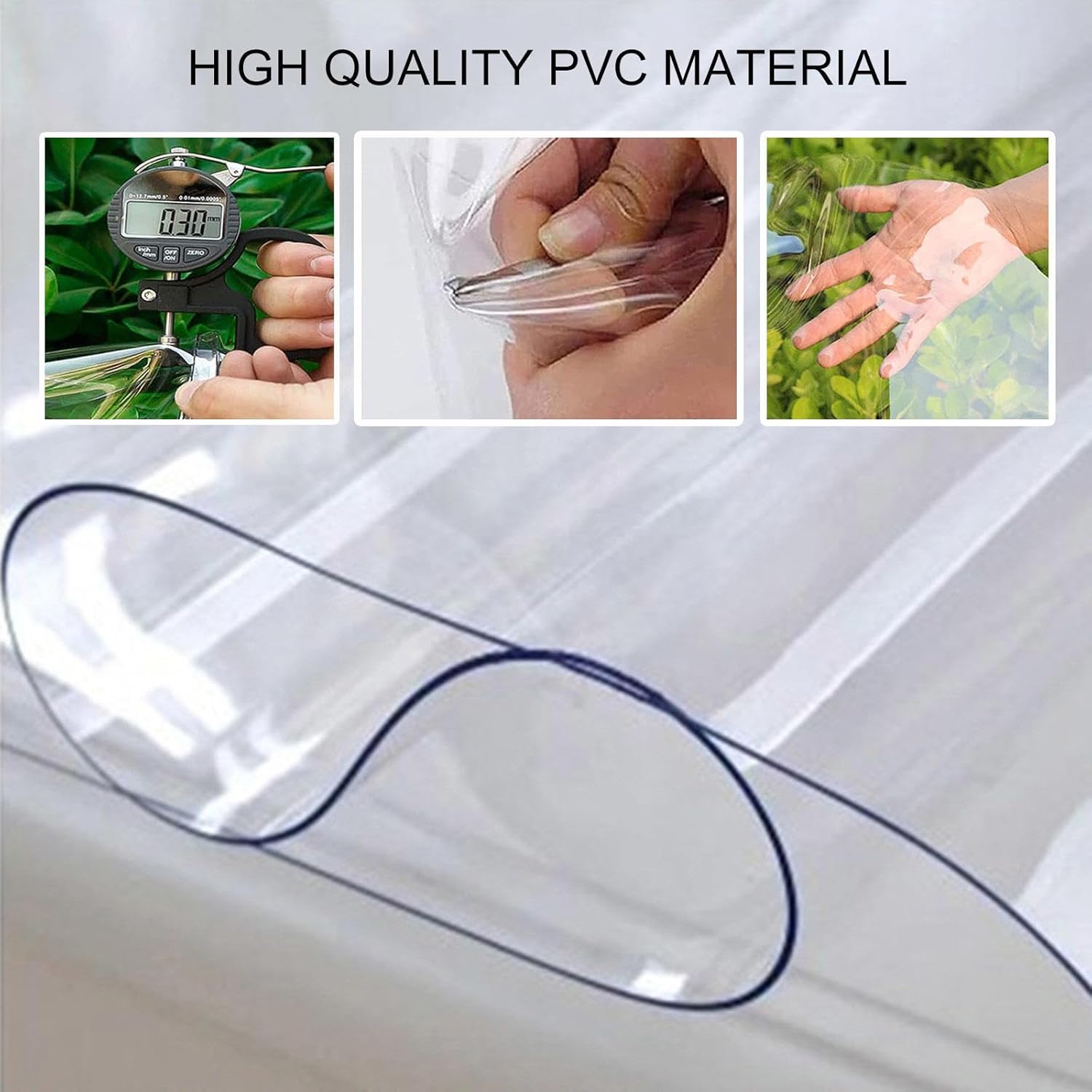 Jolan PVC Waterproof Tarpaulin with Grommets,Outdoor Clear Tarp Curtains with Zip Doors,Partition Curtains,Pergola Gazebo Porch Carport Grey Transparent Tarpaulin Side Panels,W×H-3.7×3m(12.1 * 9.8ft)