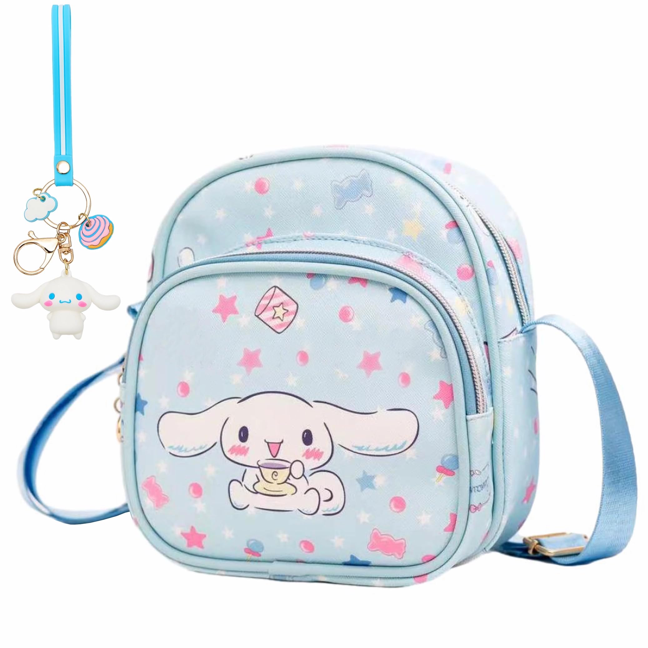 Cute Mini Crossbody Purse Leather Messenger Shoulder Bag Cartoon Design A-g-e-s 3-6 2Pcs - Christmas Gifts