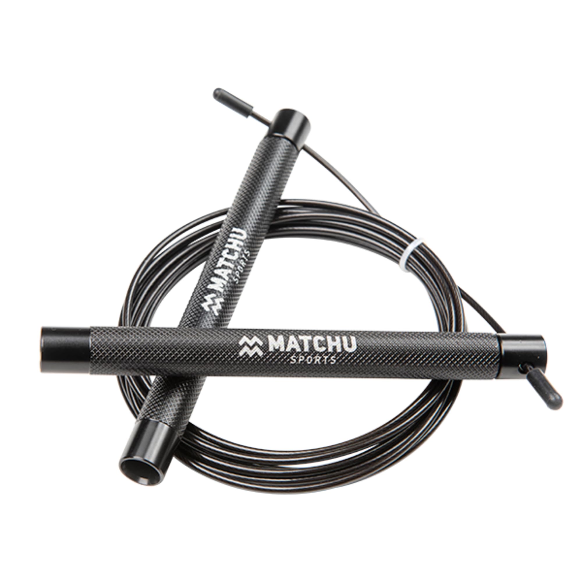 Corde à Sauter de Vitesse MATCHU - Poignées en Aluminium pour Cross-Training