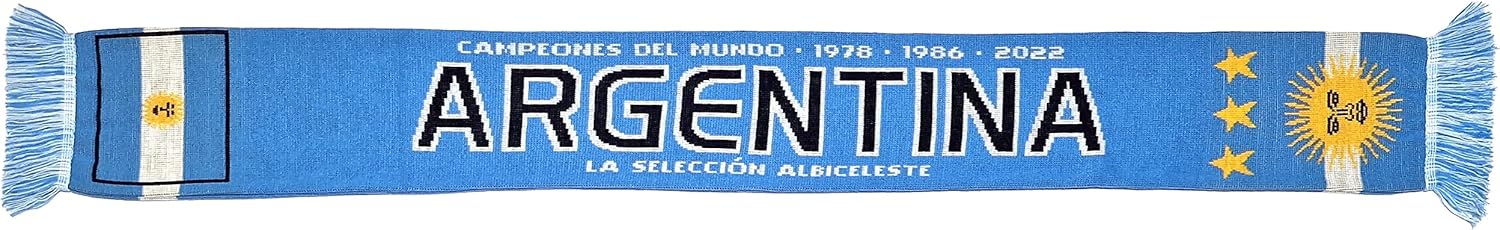 Euroscarves Argentina Soccer Knit Scarf - Image 3