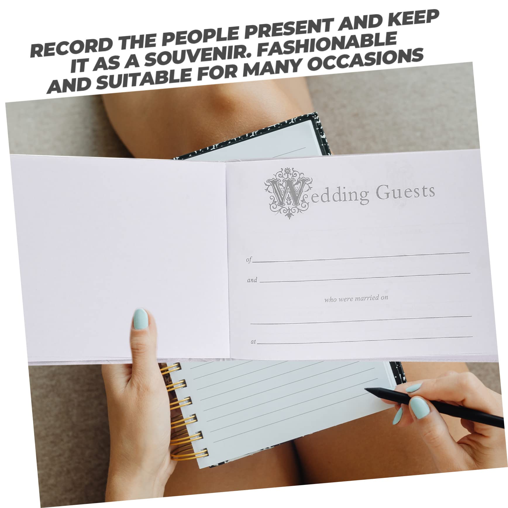 Abaodam Libro Delle Firme Degli Ospiti Per Matrimoni Evento Anniversario e Altre Occasioni Speciali Per Registrare Nomi Numeri Di Telefono e Messaggi Personali