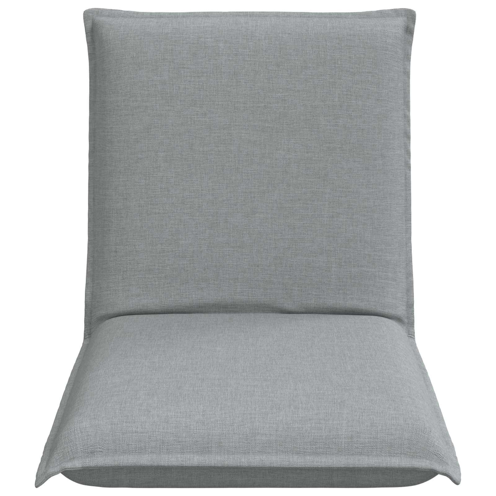 Poltrona da pavimento regolabile, grigio, 57 x 64 x 59 cm