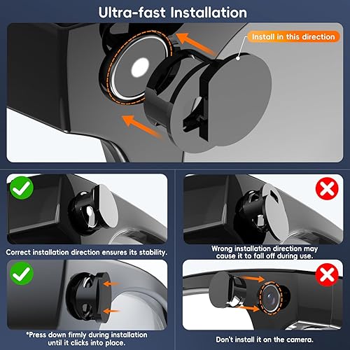 Miniatura 3 de Paquete de 6 fundas de luz LED para Ray-Ban Meta Way-farerSkylerHeadliner (Gen 2), cubierta de cámara para gafas, bloqueador de luz LED reutilizable