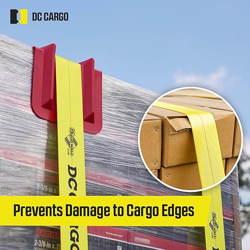 Miniatura 4 de DC Cargo - Protectores de borde resistentes, 8 x 8 x 12 pulgadas (paquete de 8) protectores de correa para equipos de plataforma plana, soluciones