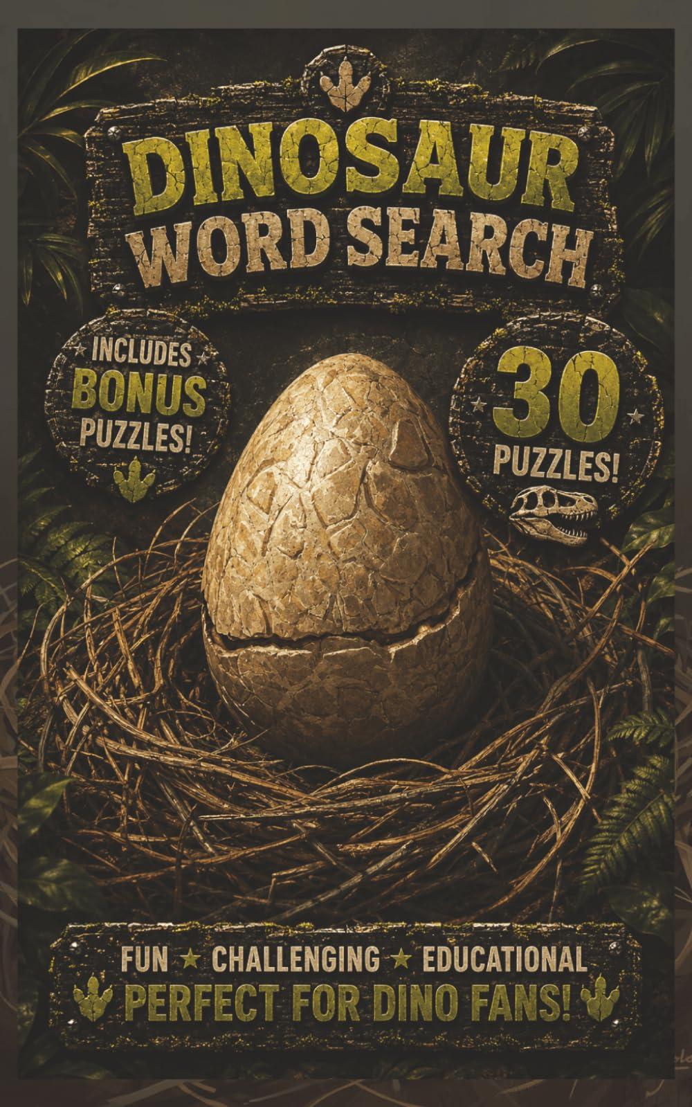 Dinosaurs Mini Word Search - Word Snacks Edition: 30 Mini Word Search Puzzles About Prehistoric Creatures 18 Words Per Puzzle with All-Direction Searches and 5 Bonus Dinosaur Word Scrambles