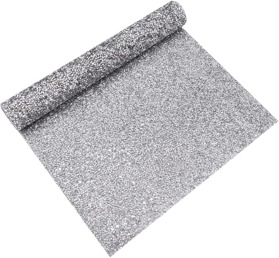 Nail Art Table Mat Foldable Shiny Diamond Nail Salon Manicure Practice Cushion Rhinestone Mat for Table Desktop Protection Training Display 15.74 X 9.44 X 0.11 in