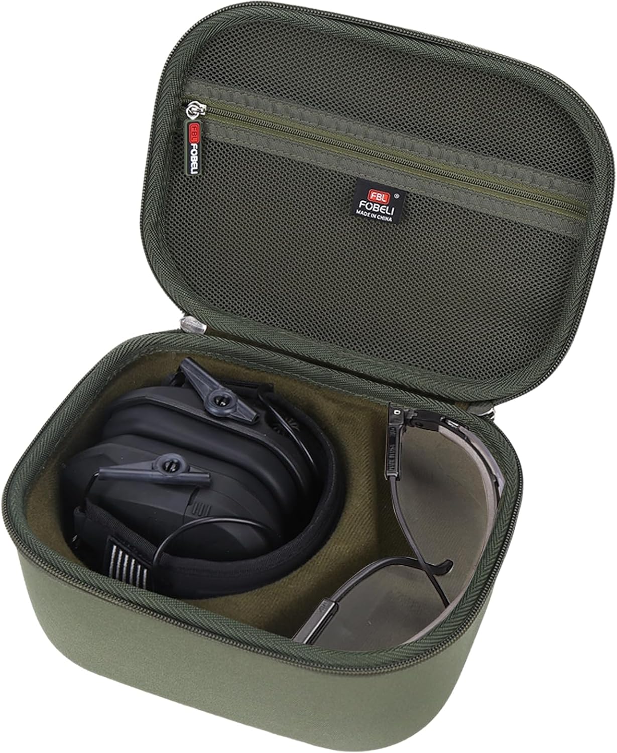 FBLFOBELI Hard Case for Walker's Razor Slim/Howard Leight Shooting Ear Protection Electronic Shooting Muffs Earmuff - Image 2