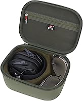 Vista 2 de FBLFOBELI Hard Case for Walker's Razor Slim/Howard Leight Shooting Ear Protection Electronic Shooting Muffs Earmuff