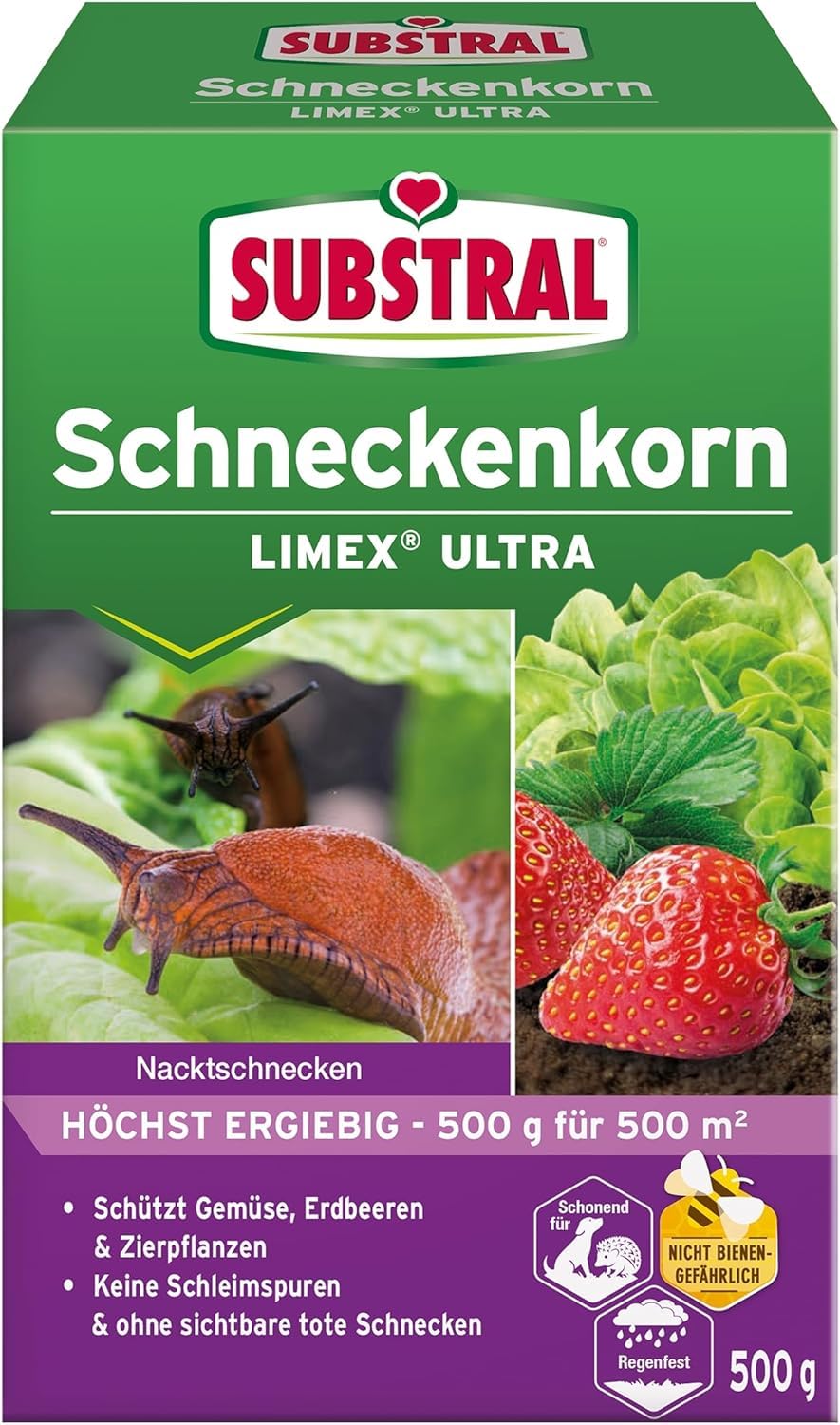 SUBSTRAL Schneckenkorn LIMEX Ultra, 500 g, für 500 qm