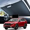 REEVAA 2025 Upgraded Windshield Sun Shade for Honda CRV 2025 2024 2023 [Tailored Fit, 99% Sun Protection] Protect Interior & Keep Cool, Foldable Sunshade Accessories with Storage Bag