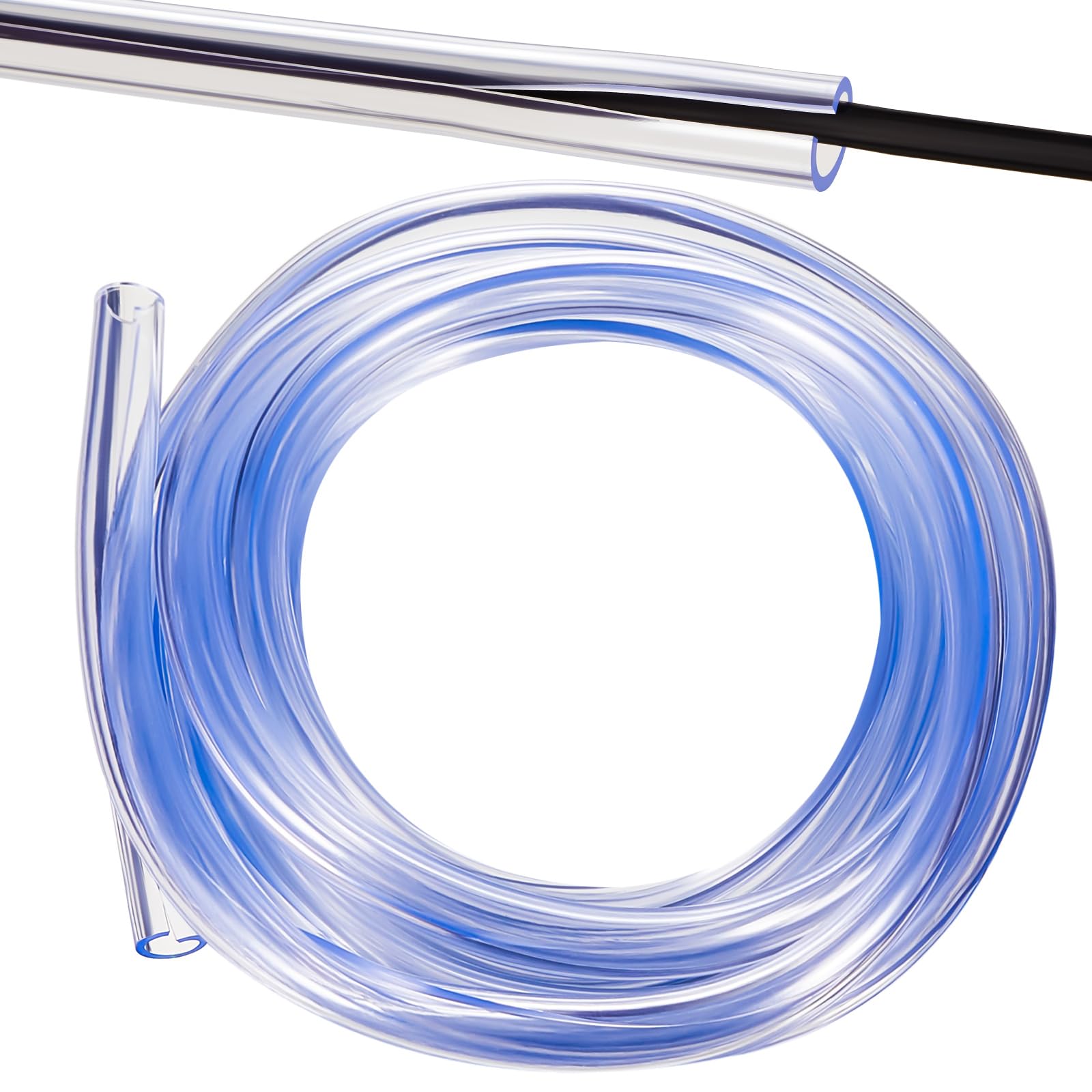 Pangda 10 ft Dog and Cat Cord Protector Flexible Cable Sleeve 2 mm Thick 1/2 Inch Diameter Wire Cable Sleeve Tubing for Pets PVC Electric Wire Cover