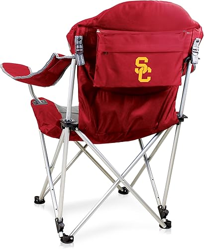 Miniatura 62 de Picnic TIME NCAA Arkansas Razorbacks Reclining Camp Chair - Beach Chair for Adults - Sports Chair with Carry Bag Azul marino con detalles