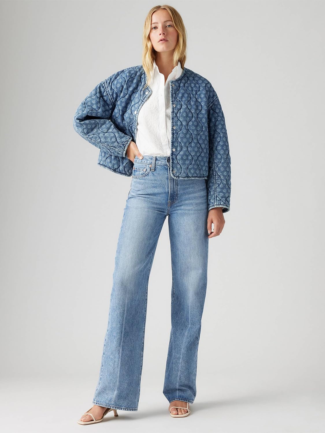 Levi's Ribcage Wide Leg - Dżins Kobiety