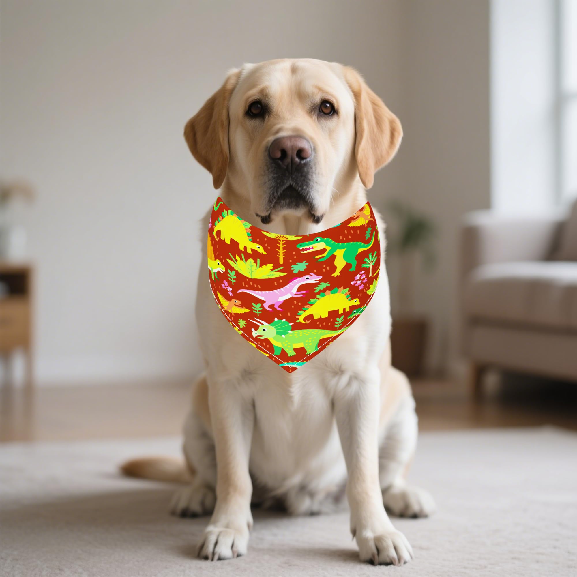 Hundehalstücher mit Dinosaurier-Motiv, für große und extra große Hunde, XXL, XXXL, für große Hunde, 50 Stück