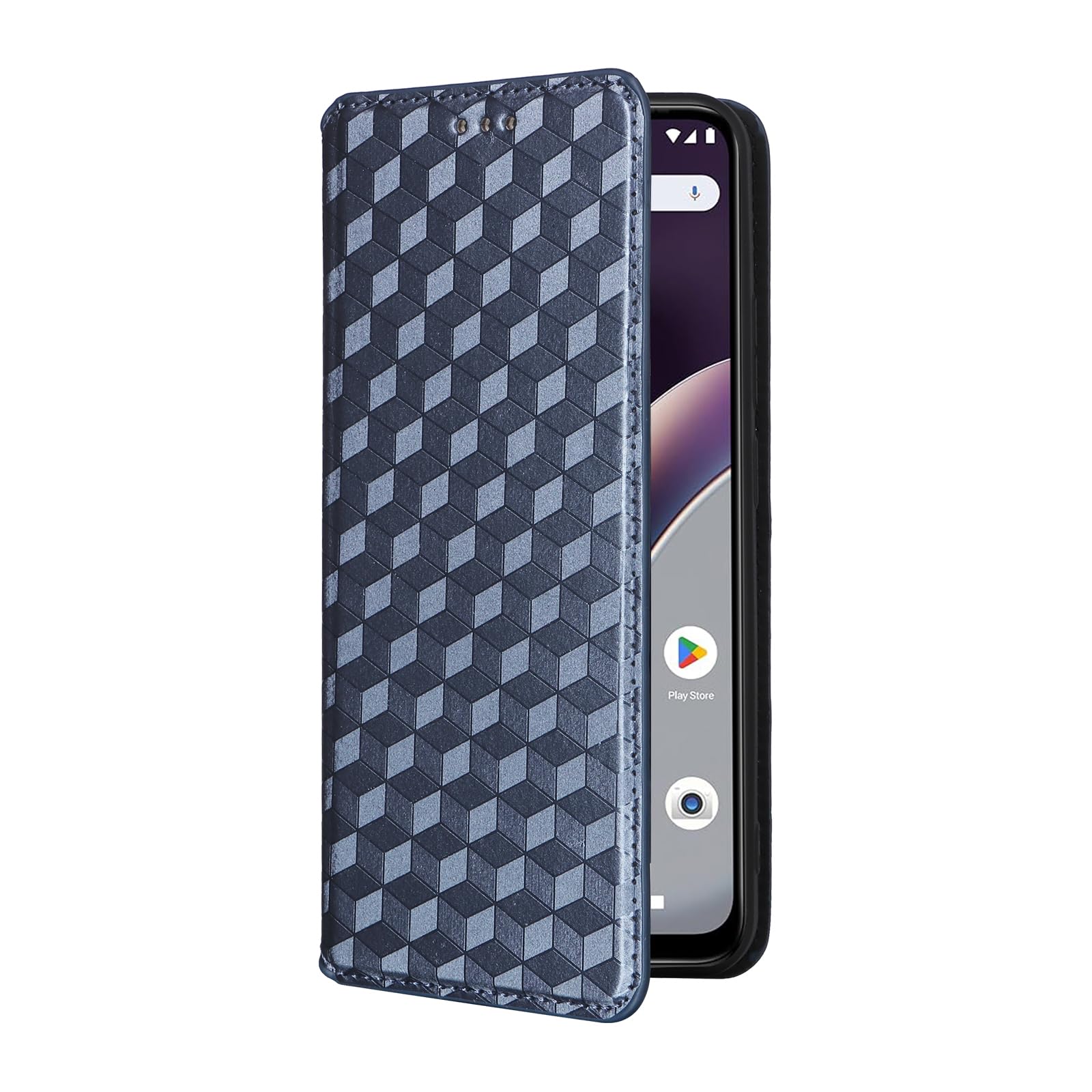 Custodia Flip In Pelle PU Bicolore Per TCL 50 XL NxtPaper 5G – Con Chiusura Magnetica, Portacarte E Supporto, Grigio - 4