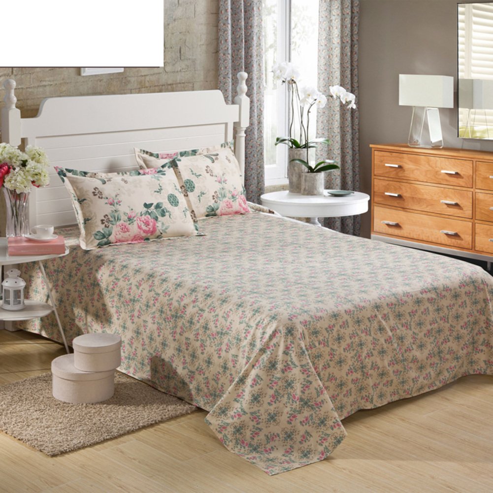 Draps en coton de qualité supérieure 230x245cm pour une literie raffinée