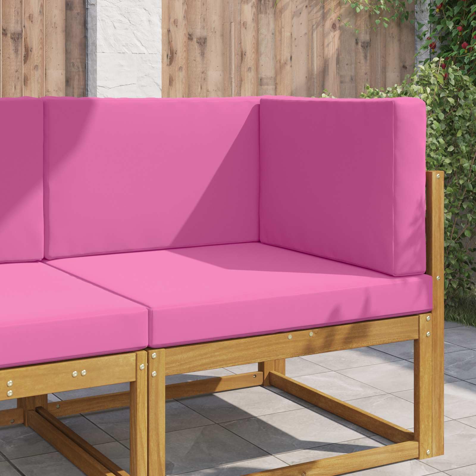 Coussin de canapé d'extérieur résistant intempéries grand format pour assise salon jardin