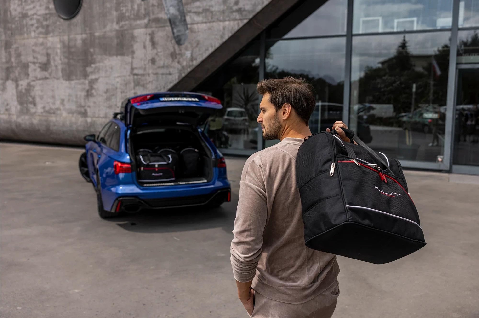 KJUST Dédié Pack de Sacs de Voiture 2 par Compatible avec MAZDA MX-5 IV (ND) 2015+