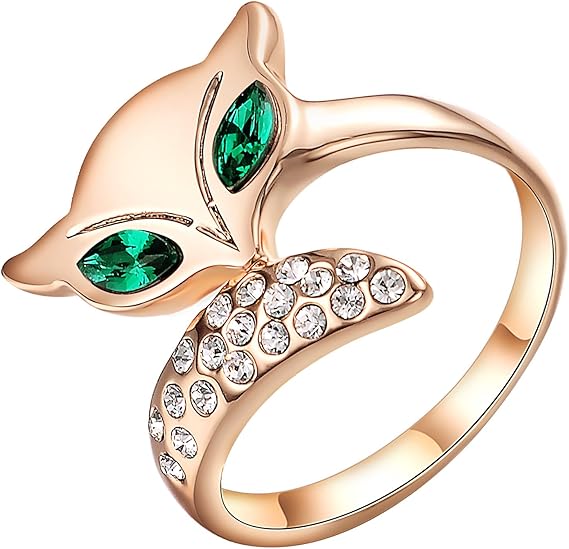 Amazon Yoursfs ファッションリング レディース かわいい 動物 指輪 アクセサリー プレゼント リング 通販