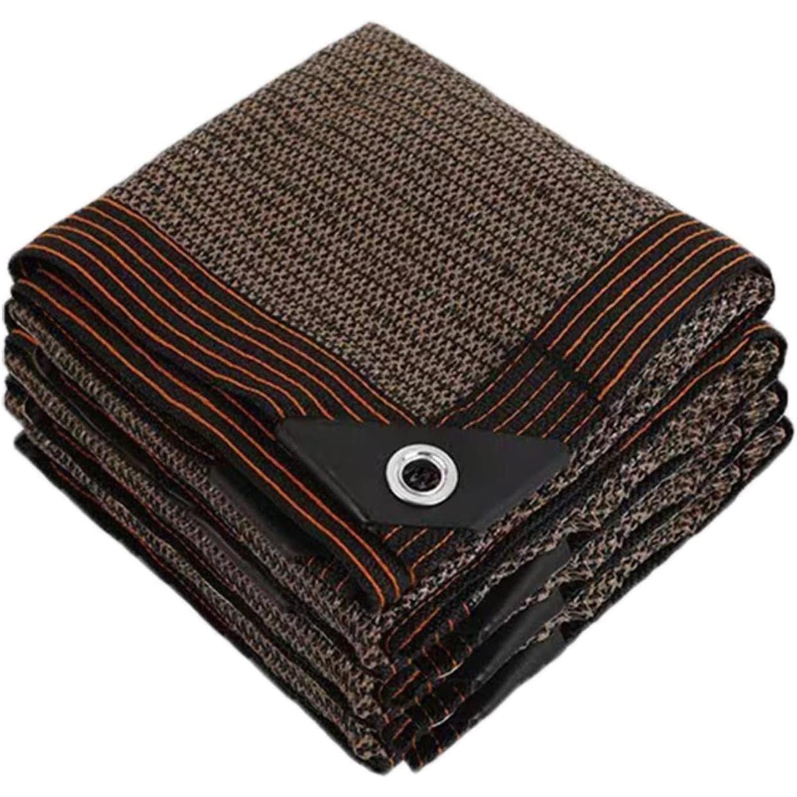 Filet d'ombrage anti-UV 7mx12m pour protéger vos plantes de la canicule et du soleil brûlant.