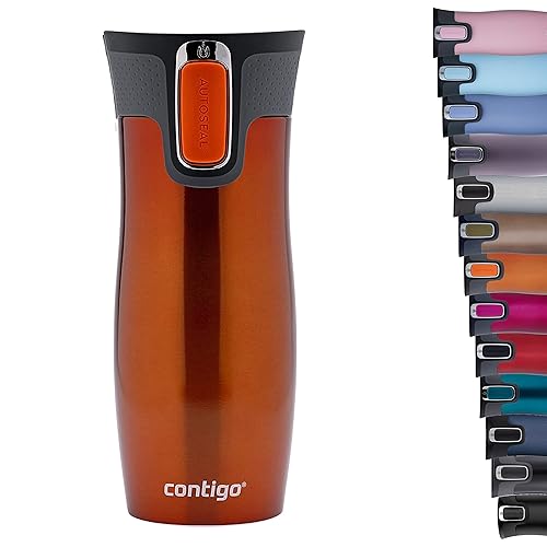 West Loop Autoseal Travel Mug, Stainless Steel Thermal Mug, Vacuum