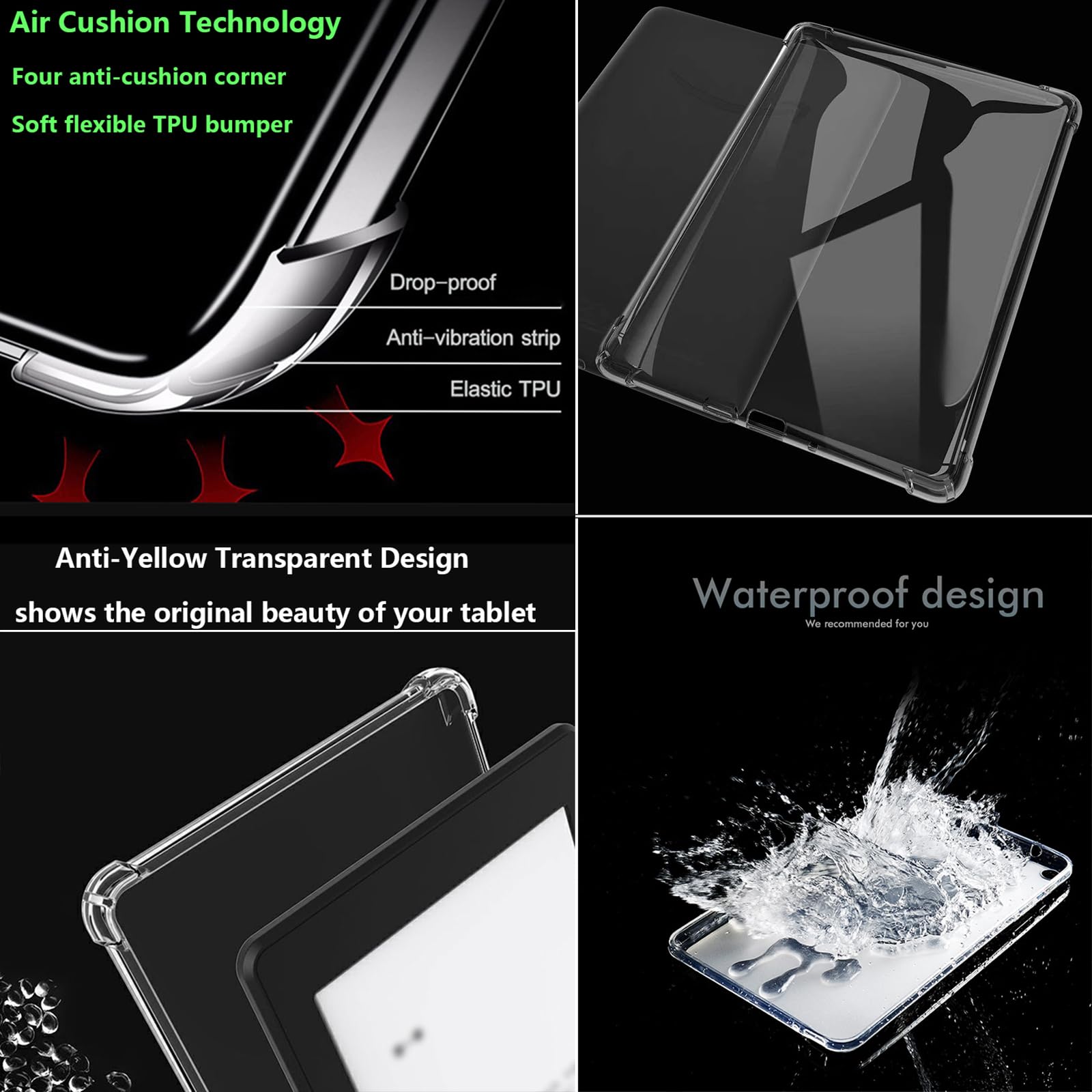 Clear TPU Case For 7" Kindle Paperwhite 12th Gen & Colorsoft - Ultra Thin Protective Cover