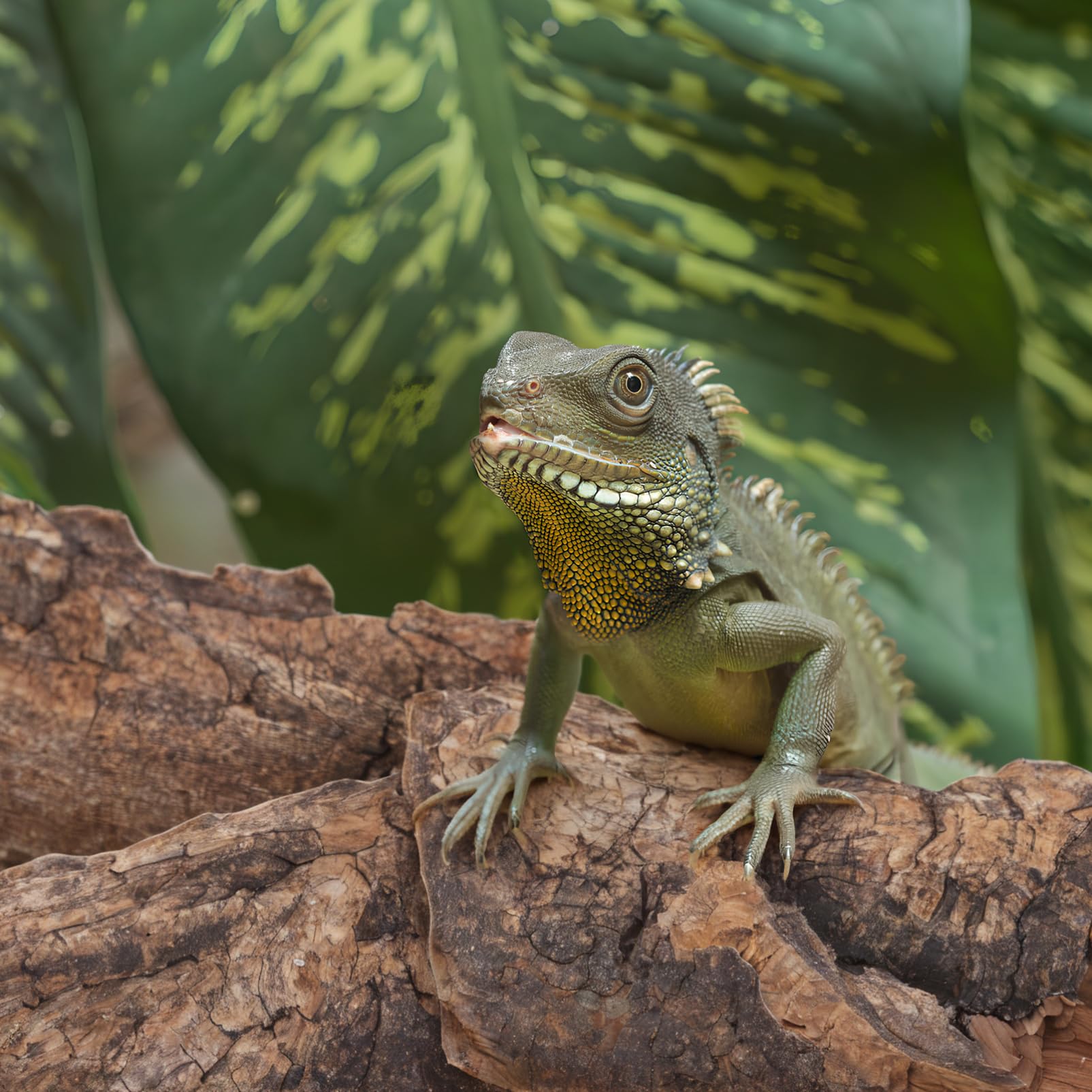 SHINEOFI Accesorios para Acuarios 14pc Lecho De Corteza Decoración De Terrario Pequeño Refugio para Reptiles 8-14cm