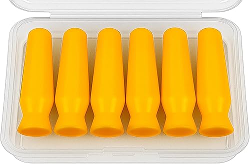 Paquete de 6 Insertador de lente escleral + removedor - Aplicador de lentes de contacto sin ventilación para lentes durosRGP, lentes esclerales y