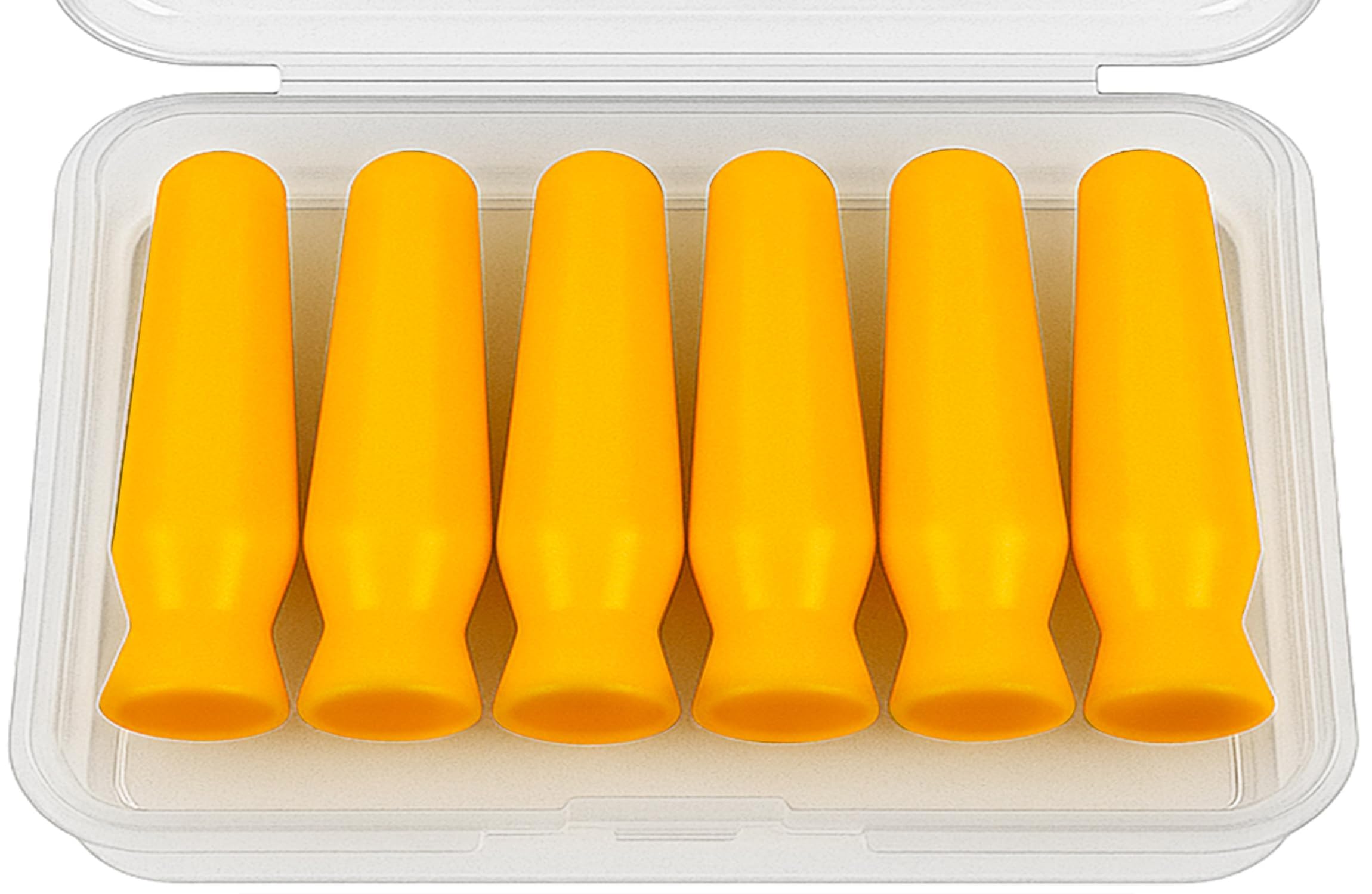 [6 Pack] Scleral Lens Inserter + Remover - Ventless Contact Lens Applicator for Hard/RGP Lenses, Scleral Lenses & Prosthetic Eyes – Easy-Squeeze Suction Tool, Upgraded with Plastic Travel Case