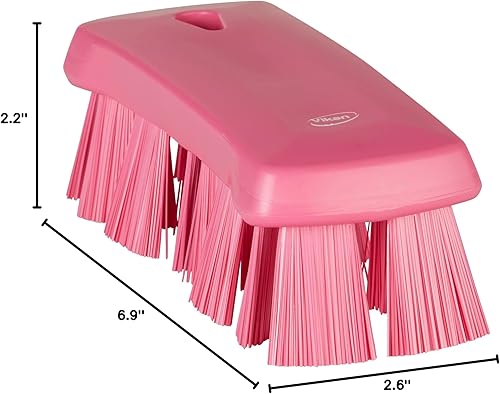 Vista 50 de Vikan 38913 UST - Cepillo de mano (6.9"), rígido, color azul