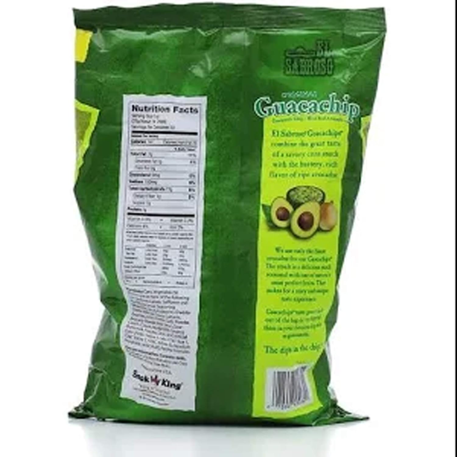 el sabroso guacamole chips