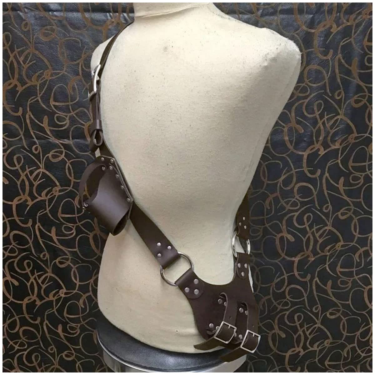 TOURBON Verstelbare Lederen Schouder Pistool Holster Borst Rig Jacht Rifle Sling Munitie Houder 1011921550 TOURBON Verstelbare Lederen Schouder Pistool Holster Borst Rig Jacht Rifle Sling Munitie Houder 1011921550