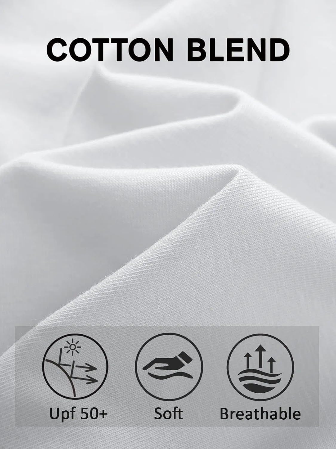 SMENG Women's Cropped T Shirts Loose Cotton Soft UPF50+ Basic Tshirt Vneck Short Sleeve Breathable Tees 2026 - Image 5