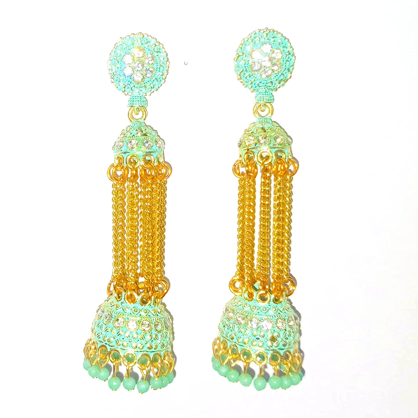 See full amazon price history chart for ShelAmets Three Step Jhumka with American Diamonds (Blue) ShelAmets Three Step Jhumka with American Diamonds (Blue) (B09HJYFPHR) Amazon Price History, Amazon Price Tracker