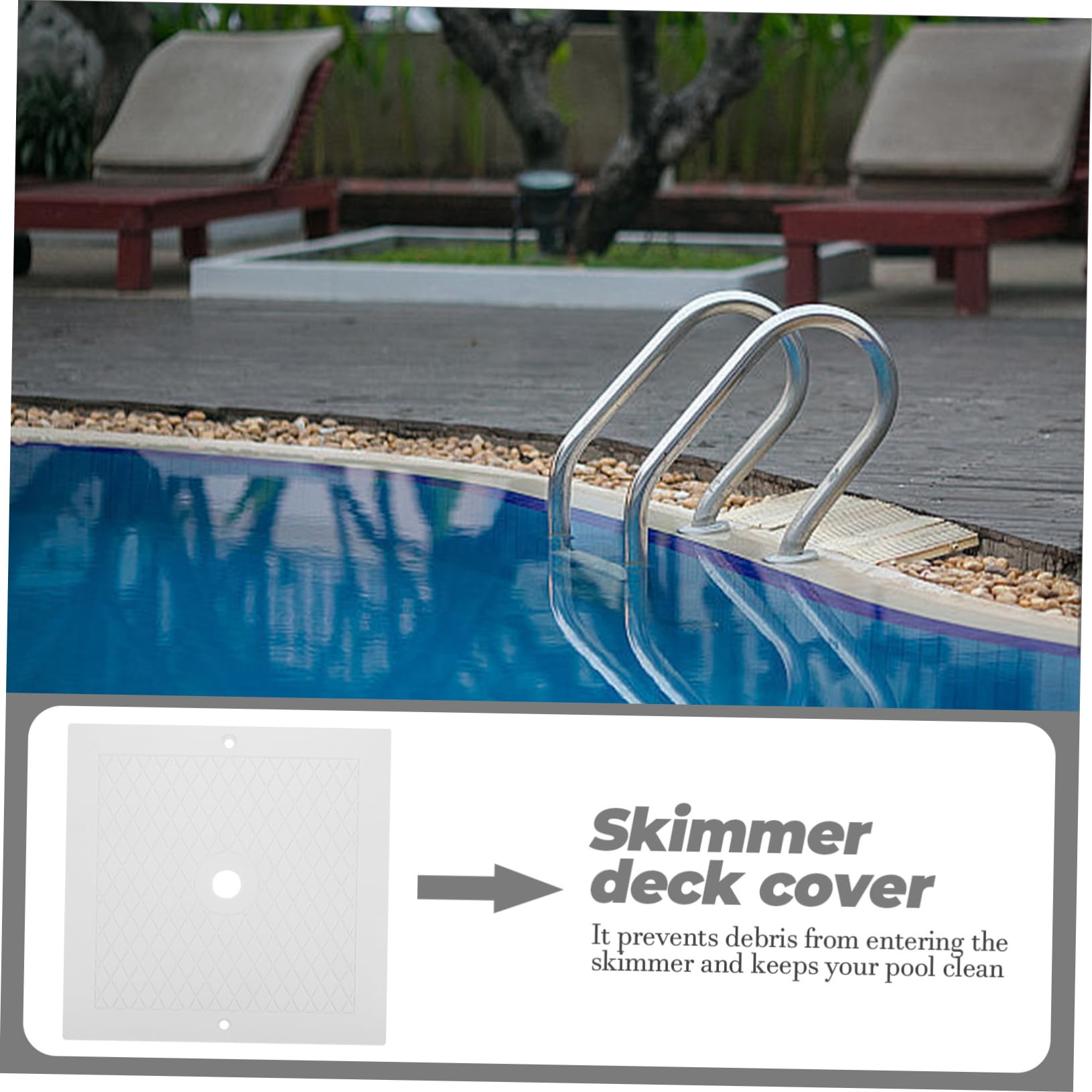 Tapa Cuadrada De Skimmer 10x10 Fácil Mantenimiento Adecuado para Spx1082e