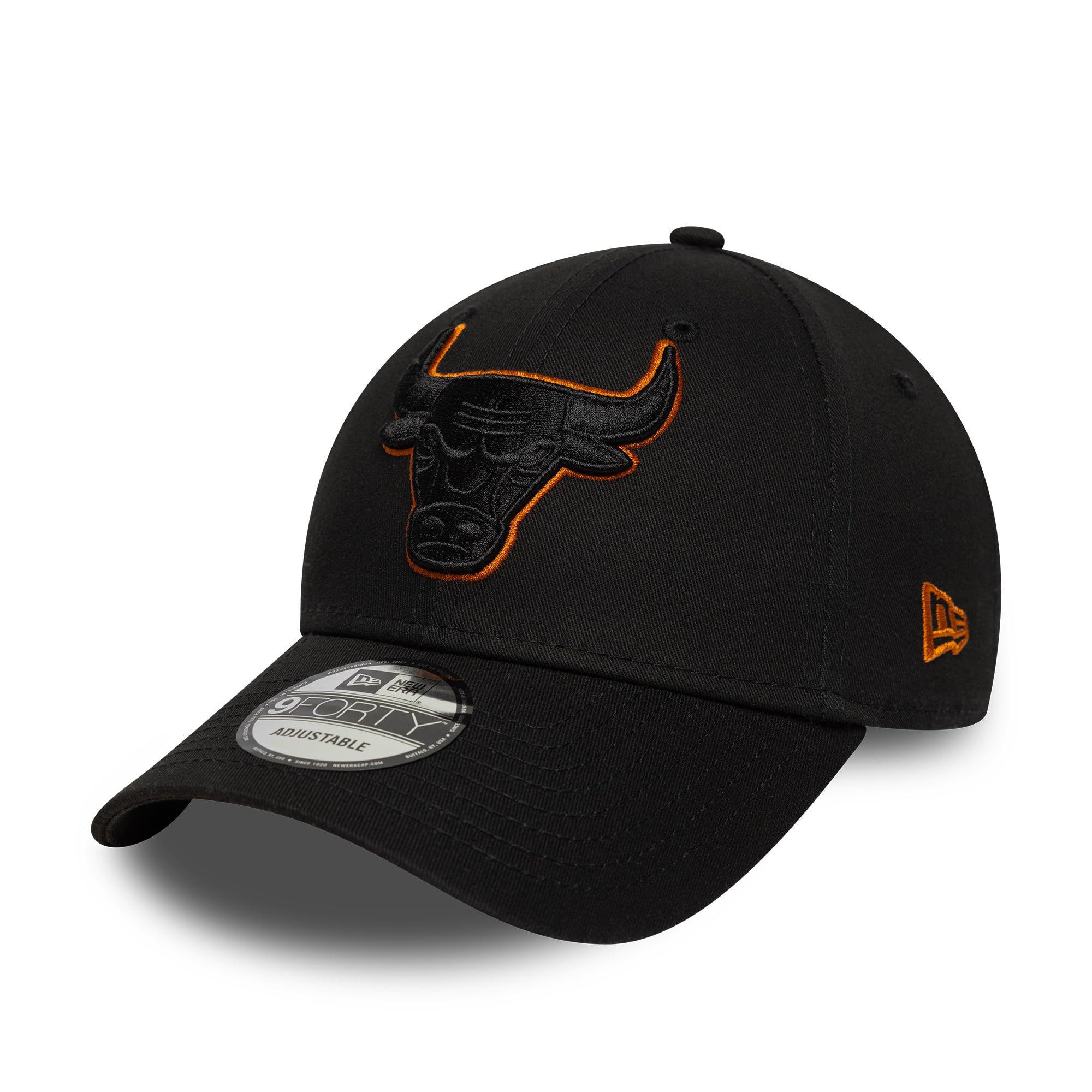 New Era Czapka baseballowa NBA Chicago Bulls dla dorosłych 9Forty Outline Czarna