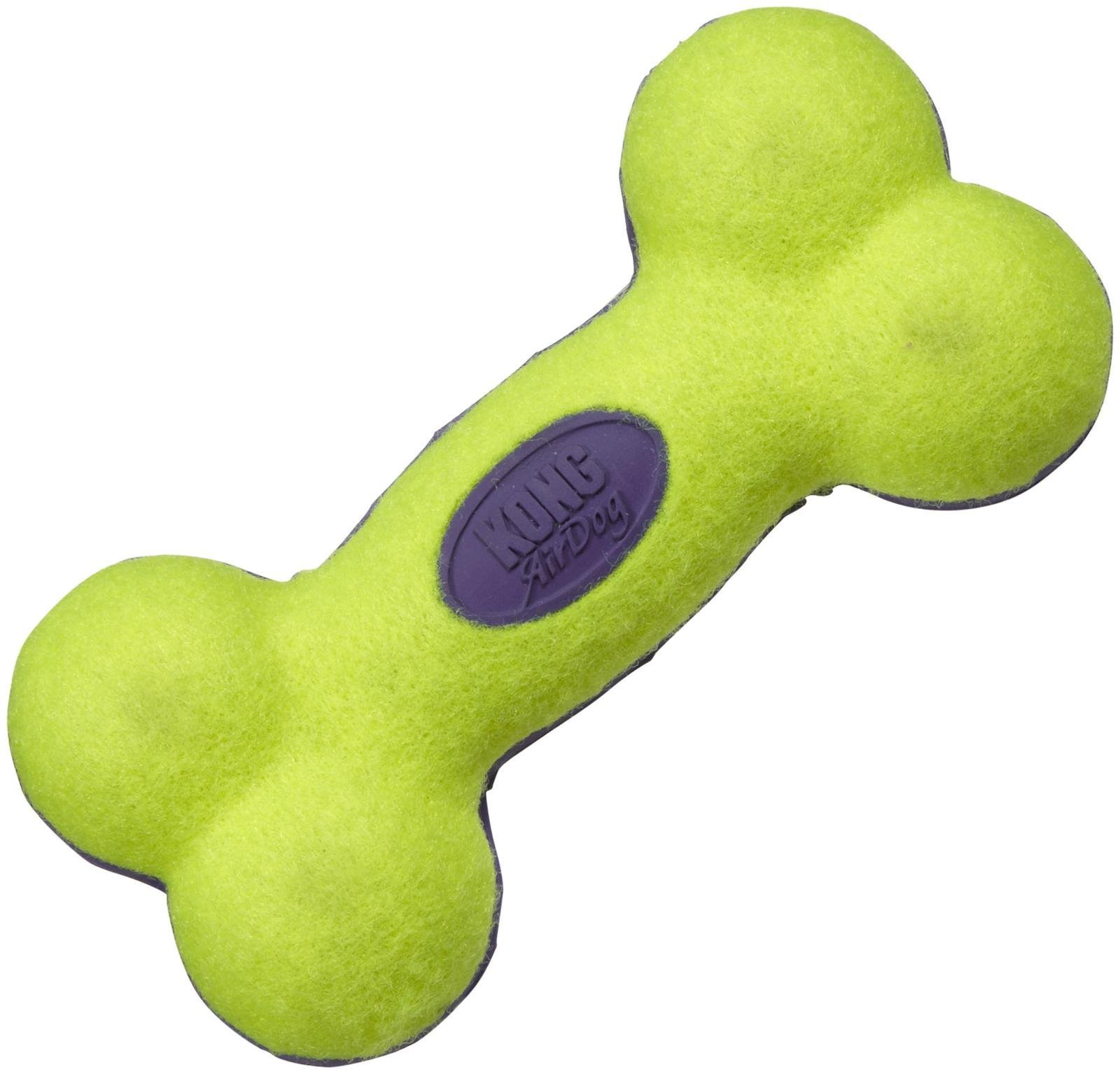 Kong Company - Air Kong Squeaker Bone- Yellow Large - ASB1