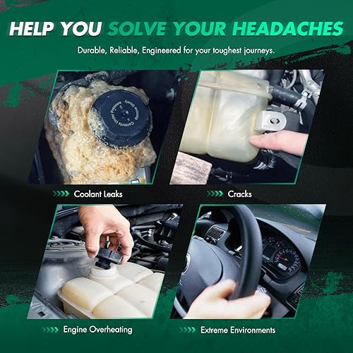 Miniatura 6 de SCITOO Botella de depósito de refrigerante 603-385 Tanque de desbordamiento de refrigerante para Buick, Cadillac, para Chevrolet