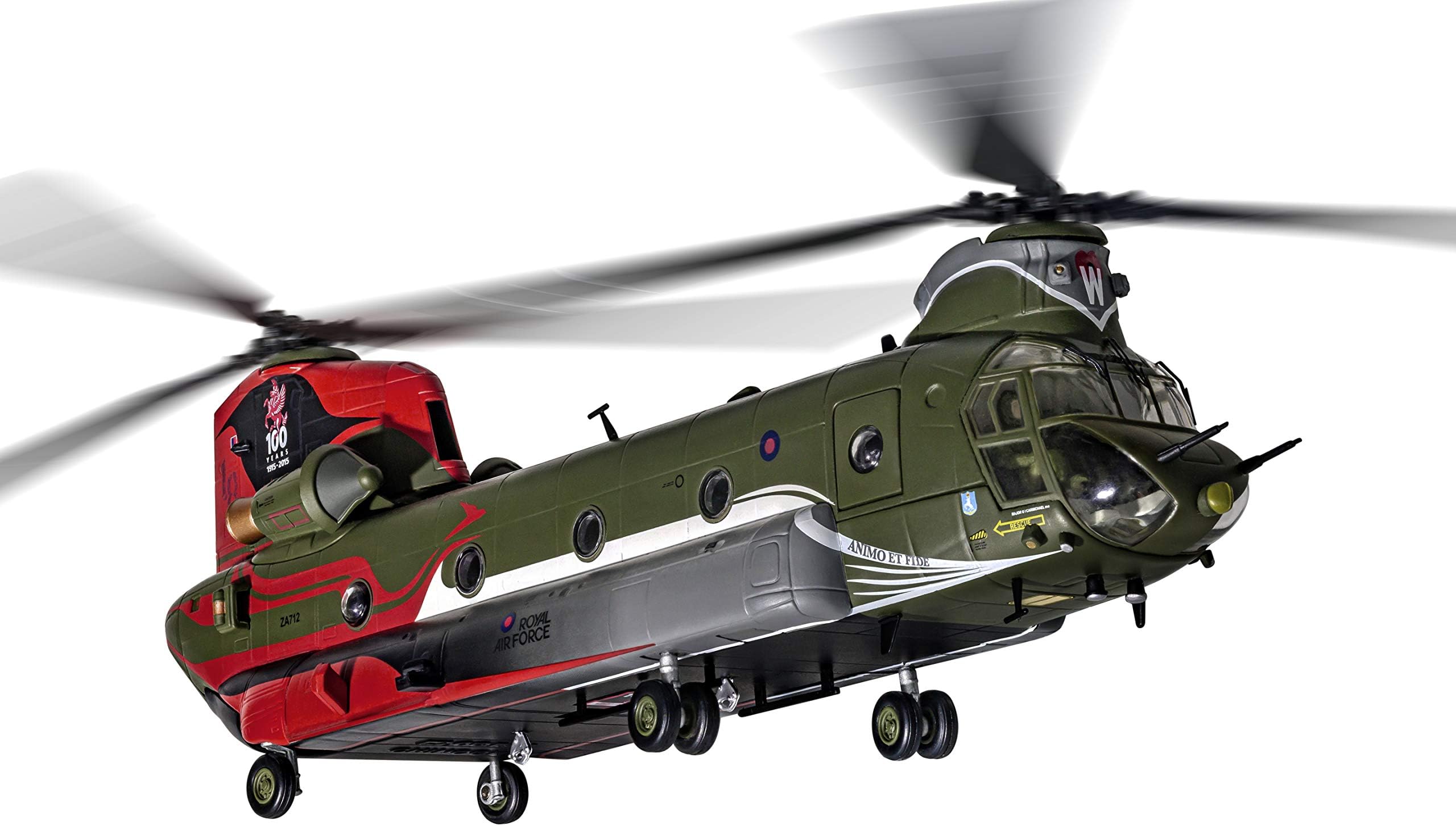 Corgi Aviation Archive AA34215 Boeing Chinook ZA712 RAF 100 Jahre RAF im Maßstab 1:72