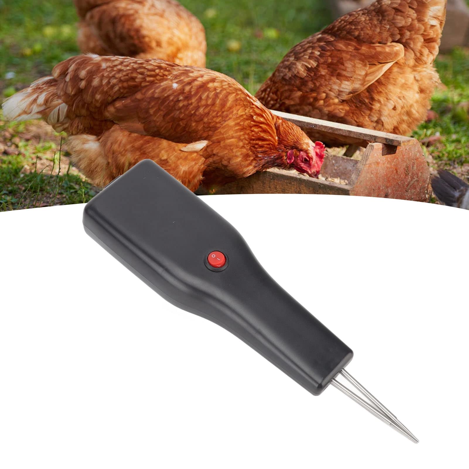 Jiawu Máquina desplumadora de Pollos de Mano, eliminación eléctrica de Plumas para Aves de Corral, Pato, Ganso, máquina desplumadora de Plumas eléctrica para Aves de Corral, Pavo